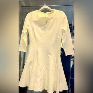 Halston Heritage off white dress
